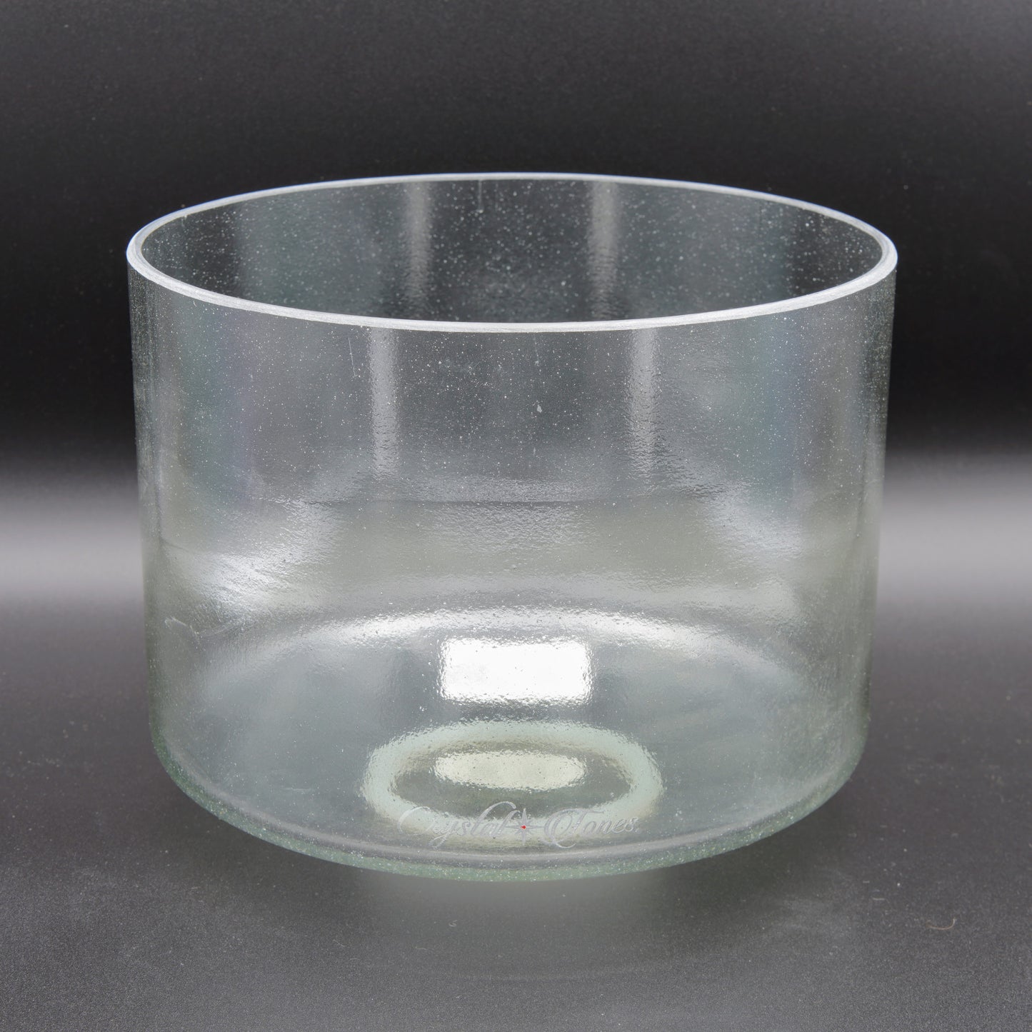 Crystal Tones 8" Sage Aura Gold Quartz Crystal Singing Bowl (D#4+15)