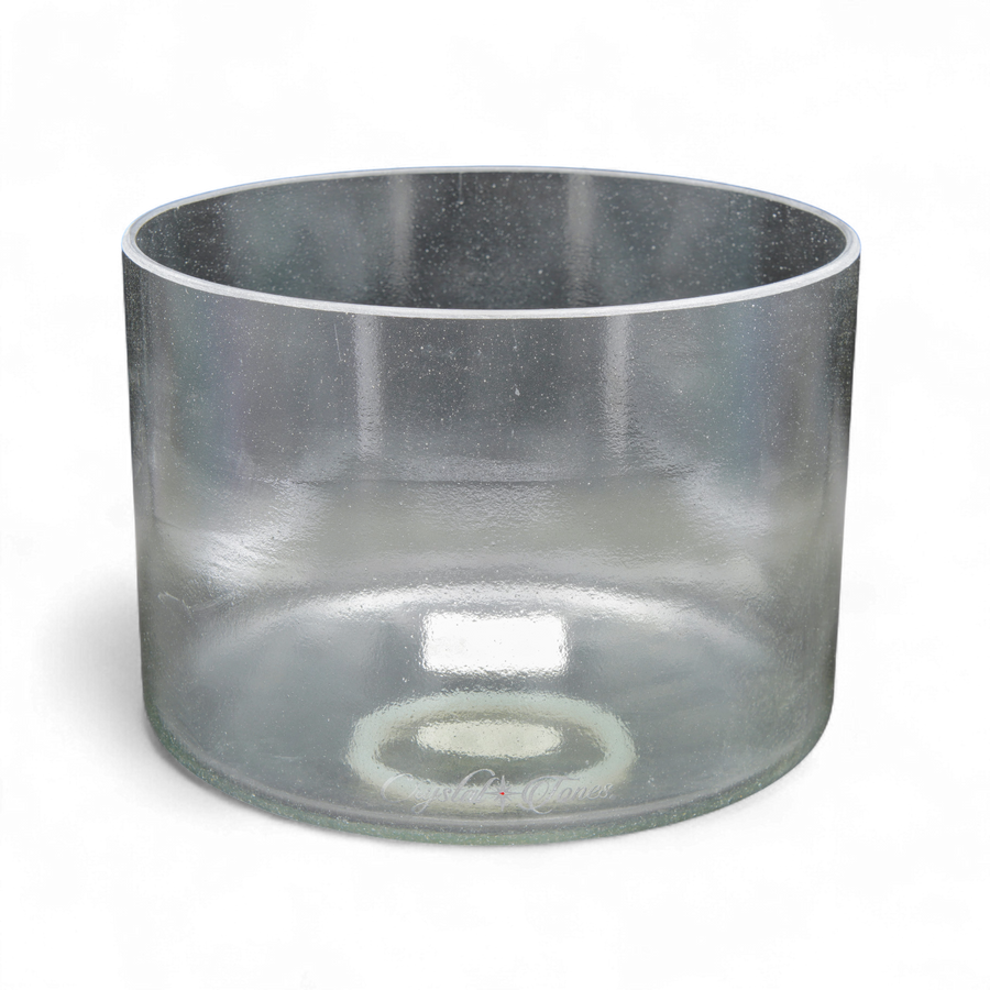 Crystal Tones 8" Sage Aura Gold Quartz Crystal Singing Bowl (D#4+15)