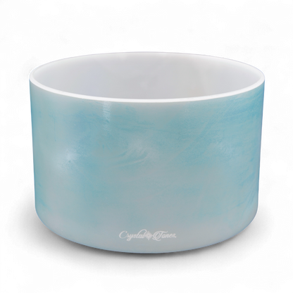 Crystal Tones 8" Ocean Gold Quartz Crystal Singing Bowl (F#4-30)