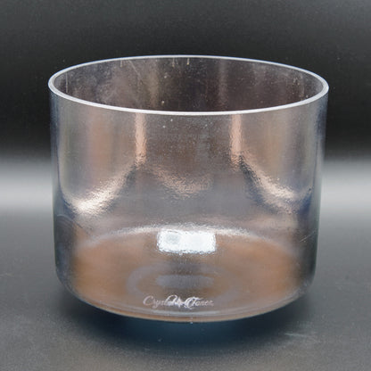 Crystal Tones 8" Tibetan Quartz Copper Quartz Crystal Singing Bowl (E4+0)