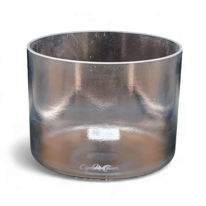Crystal Tones 8" Tibetan Quartz Copper Quartz Crystal Singing Bowl (E4+0)