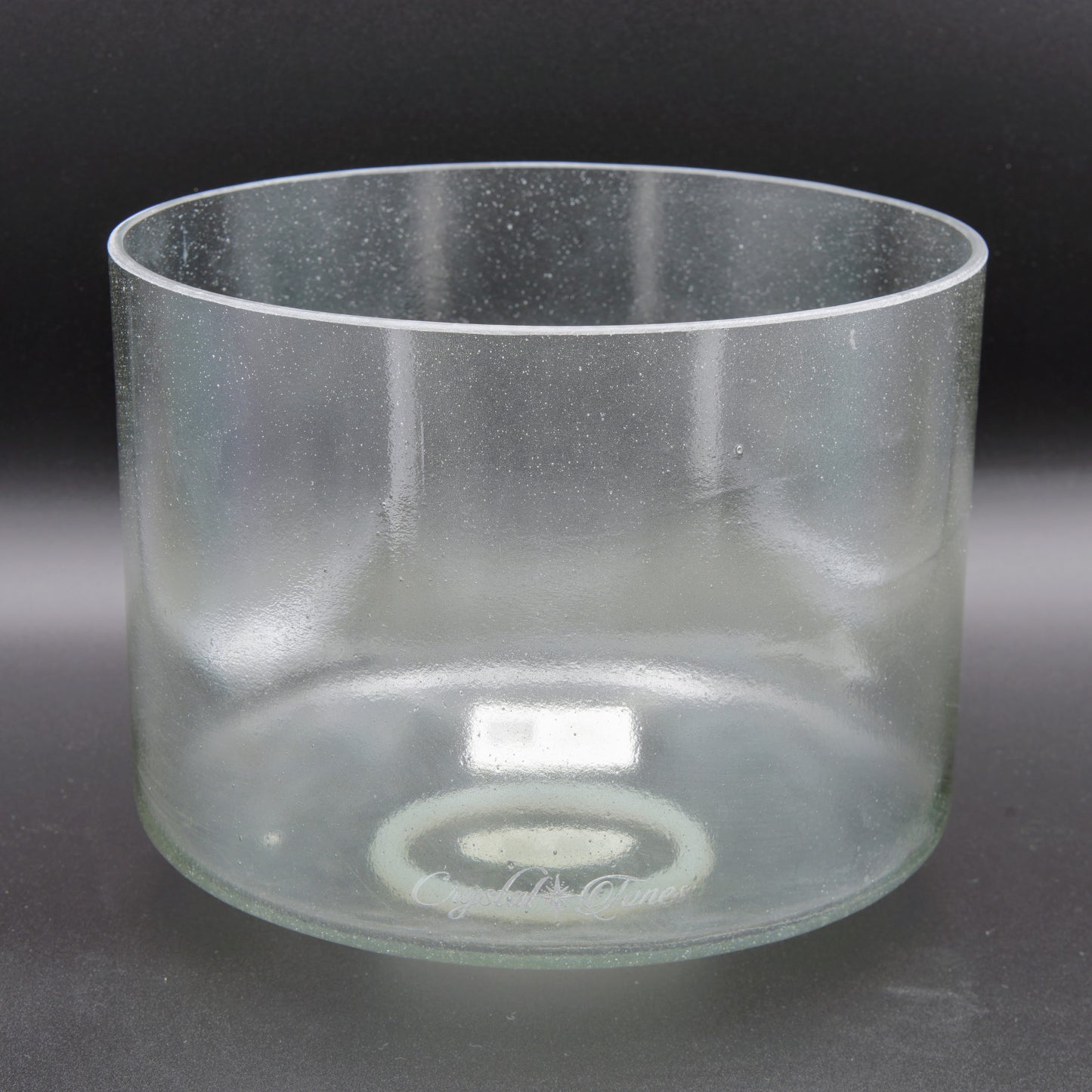 Crystal Tones 8" Sage Aura Gold Quartz Crystal Singing Bowl (C#4+15)