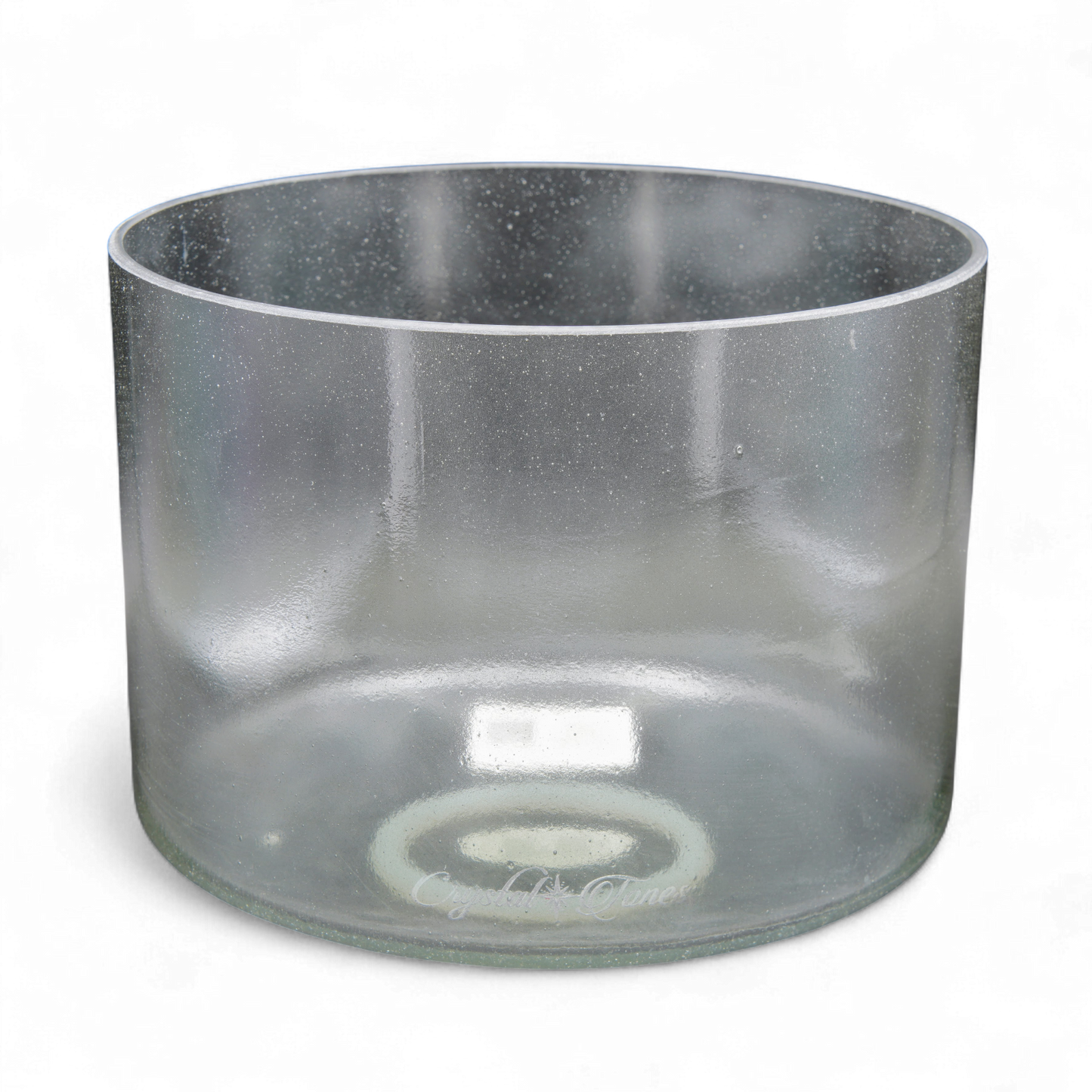 Crystal Tones 8" Sage Aura Gold Quartz Crystal Singing Bowl (C#4+15)