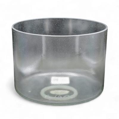 Crystal Tones 8" Sage Aura Gold Quartz Crystal Singing Bowl (C#4+15)