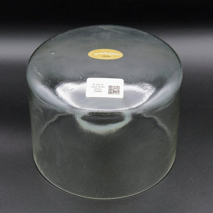 Crystal Tones 8" Sage Aura Gold Quartz Crystal Singing Bowl (C#4+15)