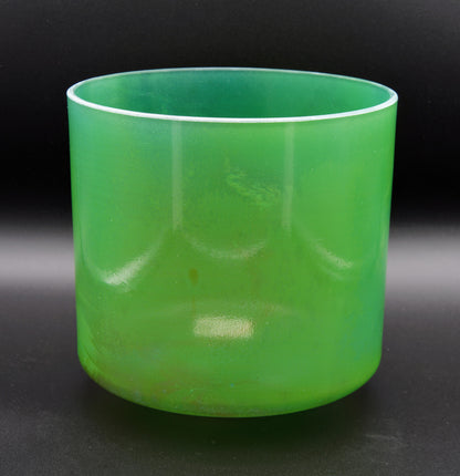 Crystal Tones 8" Chrysoprase Quartz Crystal Singing Bowl (G#4-15)