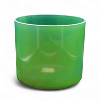 Crystal Tones 8" Chrysoprase Quartz Crystal Singing Bowl (G#4-15)