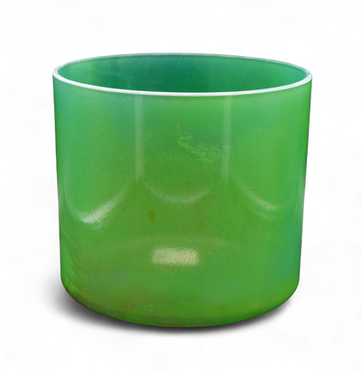 Crystal Tones 8" Chrysoprase Quartz Crystal Singing Bowl (G#4-15)