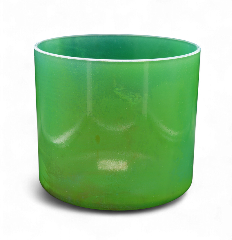 Crystal Tones 8" Chrysoprase Quartz Crystal Singing Bowl (G#4-15)
