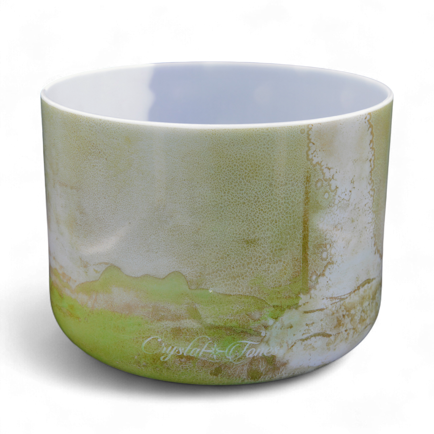 Crystal Tones 8" Mt Shasta Serpentine Quartz Crystal Singing Bowl (D#4+0)