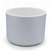 Crystal Tones 8" Ocean Indium Quartz Crystal Singing Bowl (F4+20)