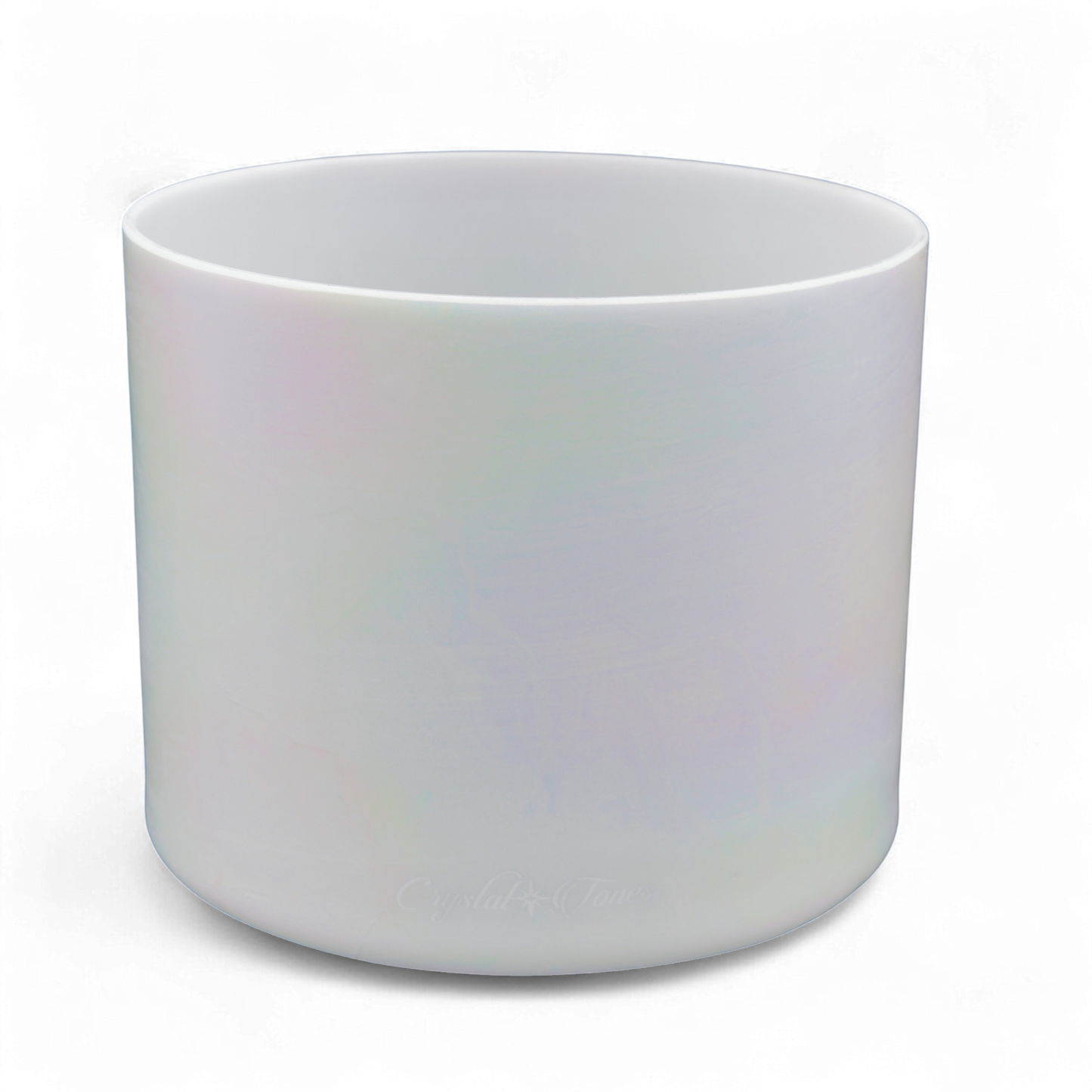 Crystal Tones 8" Mother of Platinum Quartz Crystal Singing Bowl (C#4+0)