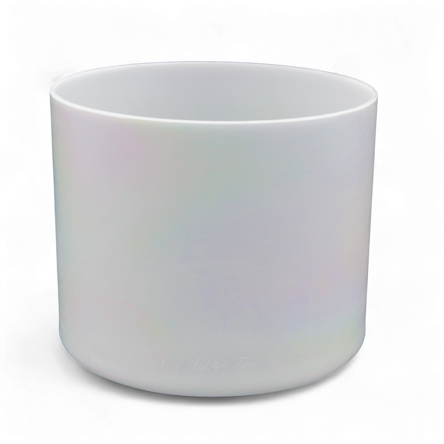 Crystal Tones 8" Mother of Platinum Quartz Crystal Singing Bowl (C#4+0)