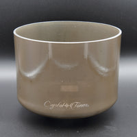 Crystal Tones 8" Charcoal Quartz Crystal Singing Bowl (F4-20)