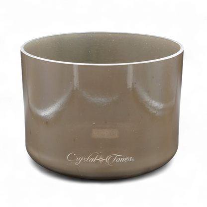 Crystal Tones 8" Charcoal Quartz Crystal Singing Bowl (F4-20)