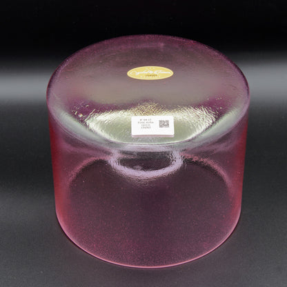 Crystal Tones 8" Pink Aura Gold Quartz Crystal Singing Bowl (F#4-15)