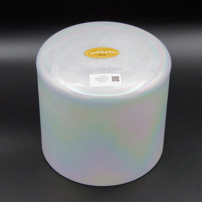 Crystal Tones 7" Mother of Platinum Quartz Crystal Singing Bowl (G4-45)