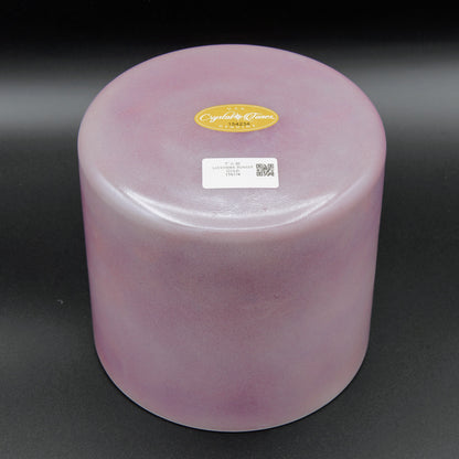 Crystal Tones 7" Lavender Sunset Gold Quartz Crystal Singing Bowl (A4-30)