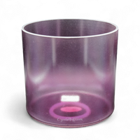 Crystal Tones 7" Lavender Aura Gold Quartz Crystal Singing Bowl (G#4+5)