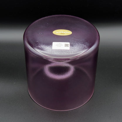 Crystal Tones 7" Lavender Aura Gold Quartz Crystal Singing Bowl (G#4+5)