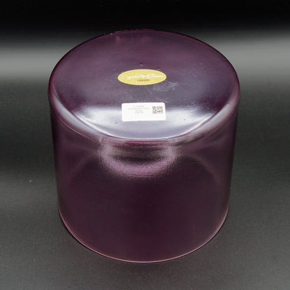 Crystal Tones 7" Lavender Aura Gold Quartz Crystal Singing Bowl (G#4-45)