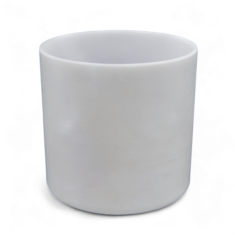 Crystal Tones 7" Palladium Quartz Crystal Singing Bowl (G#4+30)