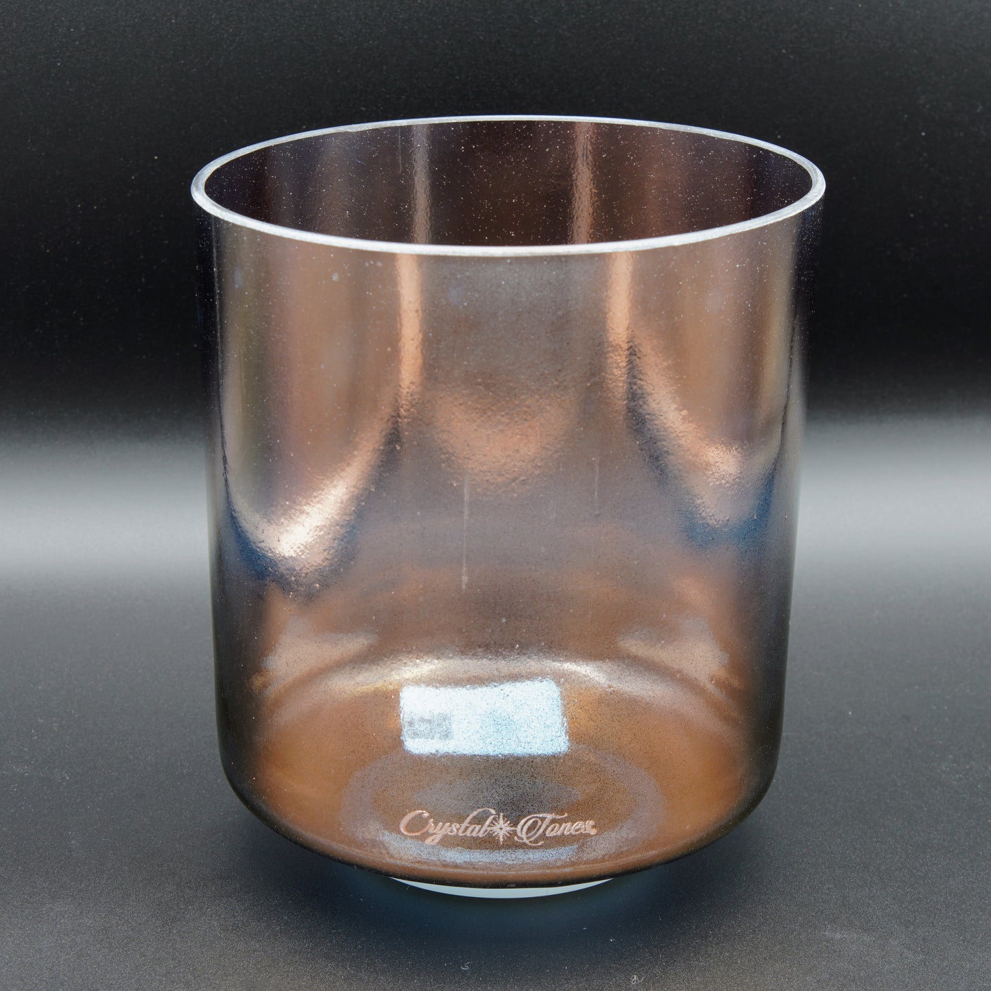 Crystal Tones 6" Tibetan Quartz Copper Quartz Crystal Singing Bowl (G#4-20)