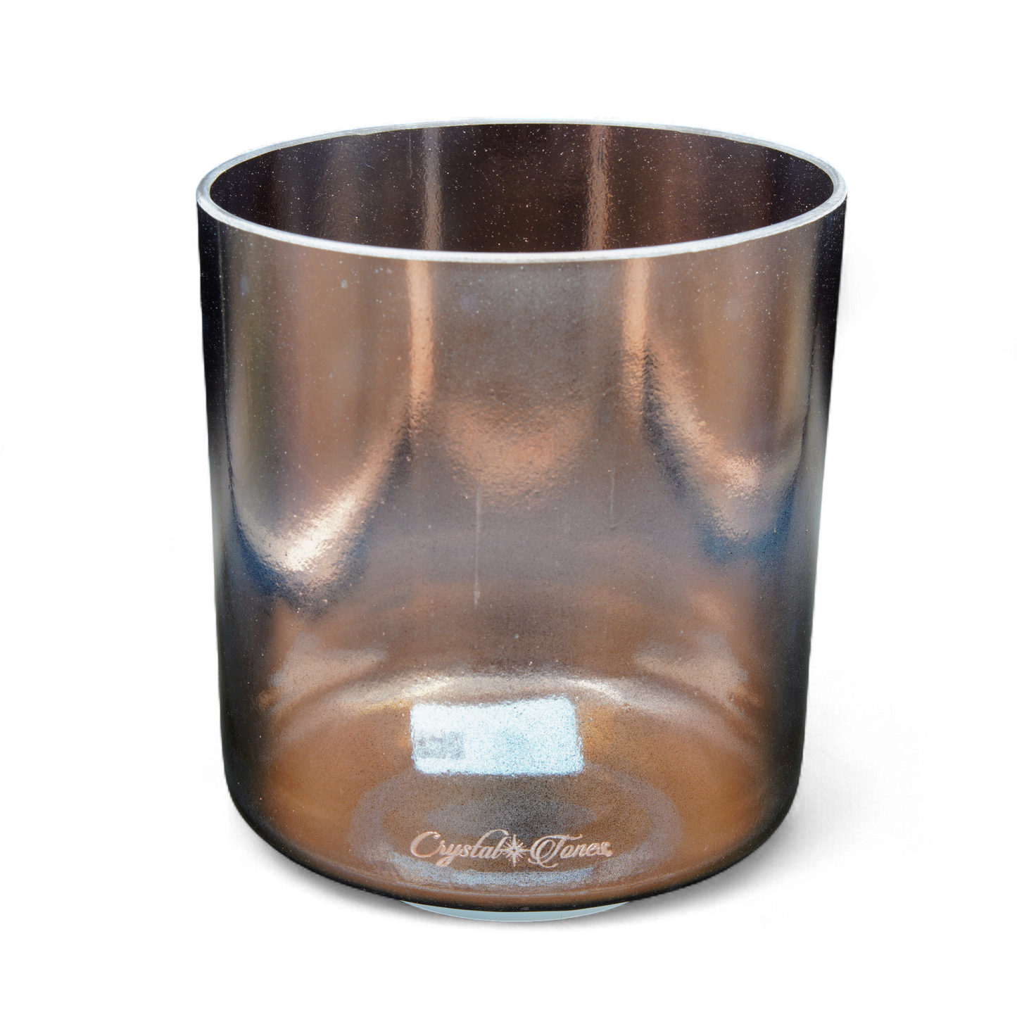 Crystal Tones 6" Tibetan Quartz Copper Quartz Crystal Singing Bowl (G#4-20)