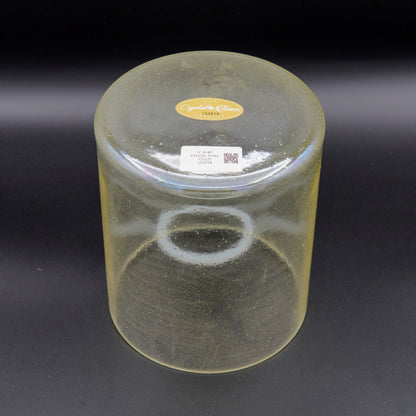Crystal Tones 6" Lemon Aura Gold Quartz Crystal Singing Bowl (A4+40)