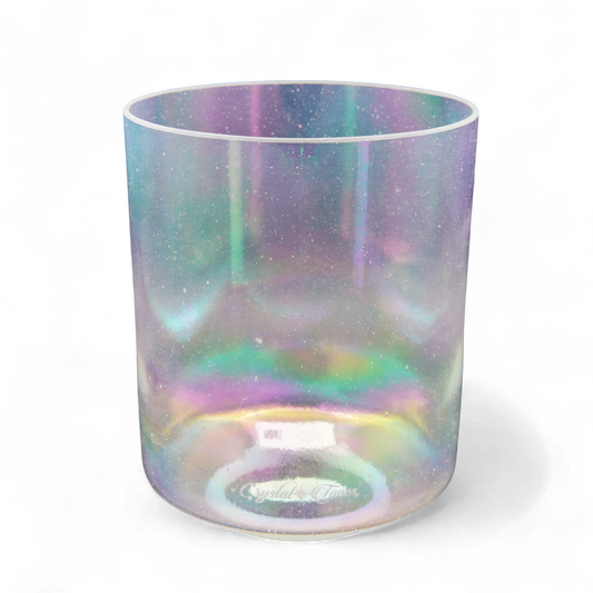 Crystal Tones 6" Platinum Quartz Crystal Singing Bowl (D#4-20)