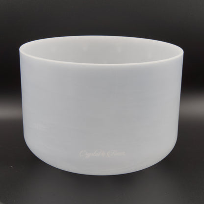 Crystal Tones 10" Ocean Indium Quartz Crystal Singing Bowl (B3+15)
