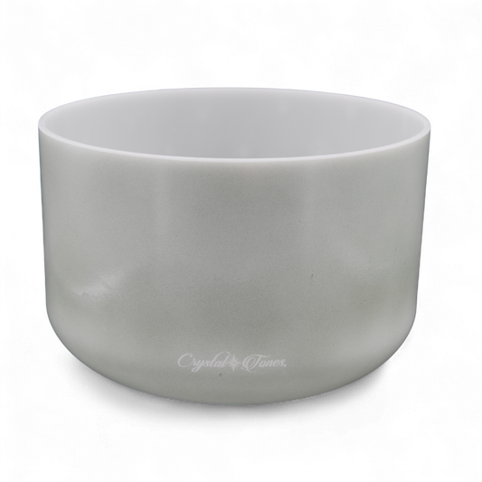 Crystal Tones 10" Sage Forest Gold Quartz Crystal Singing Bowl (B3+0)