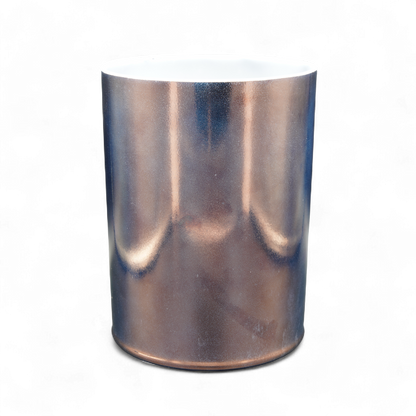 Crystal Tones 7" Tibetan Quartz Copper (Tall) Clear Quartz Singing Bowl (E+35)