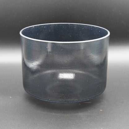 Crystal Tones 8" Shungite Clear Quartz Crystal Singing Bowl (G+30)