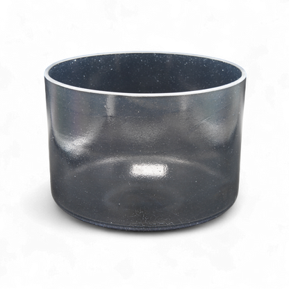 Crystal Tones 8" Shungite Clear Quartz Crystal Singing Bowl (G+30)