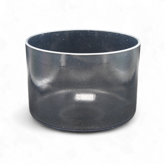 Crystal Tones 8" Shungite Clear Quartz Crystal Singing Bowl (G+30)