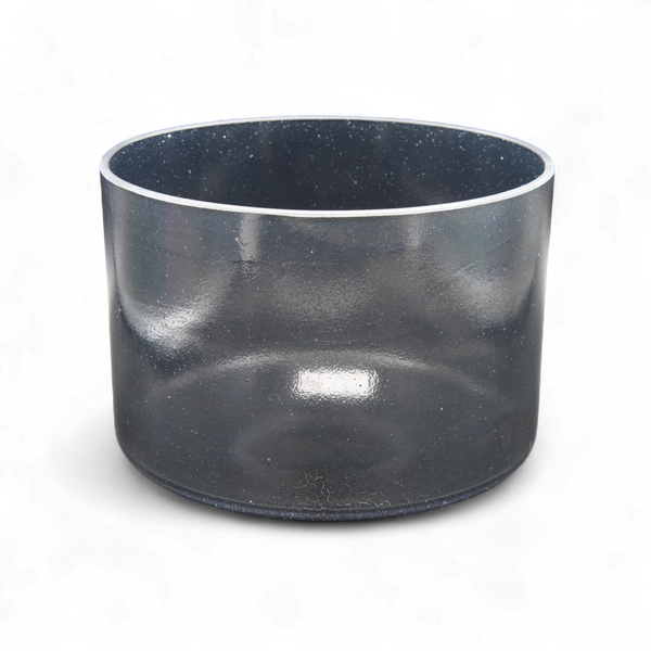 Crystal Tones 8" Shungite Clear Quartz Crystal Singing Bowl (G4+30)
