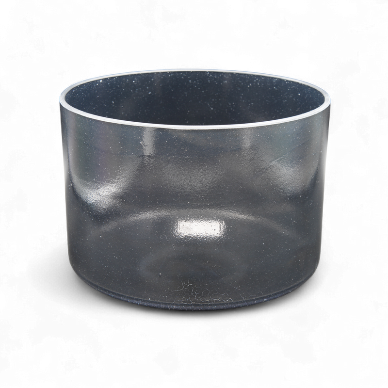 Crystal Tones 8" Shungite Clear Quartz Crystal Singing Bowl (G4+30)
