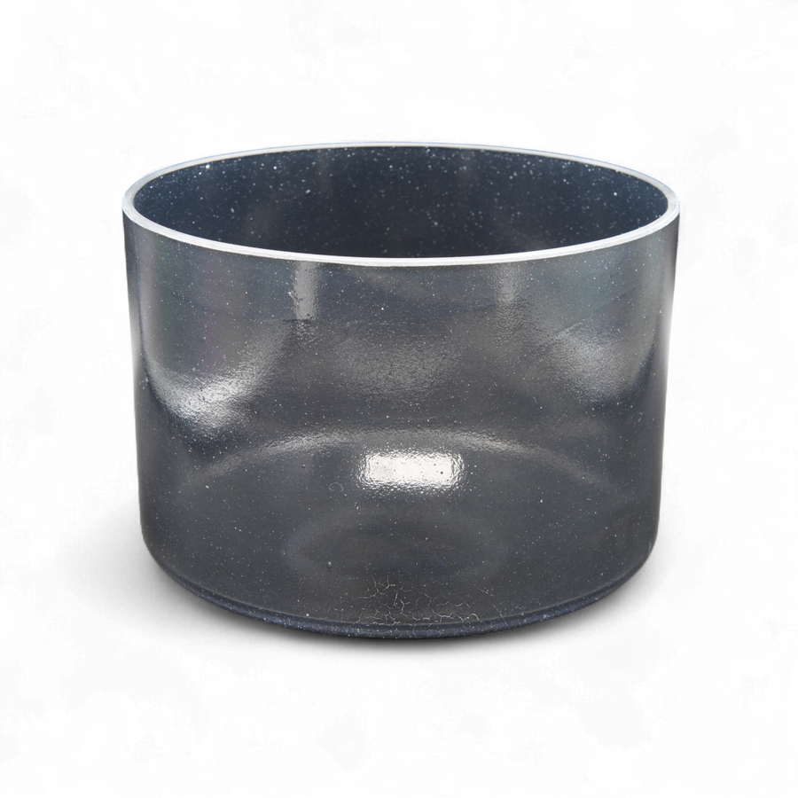 Crystal Tones 8" Shungite Clear Quartz Crystal Singing Bowl (G4+30)