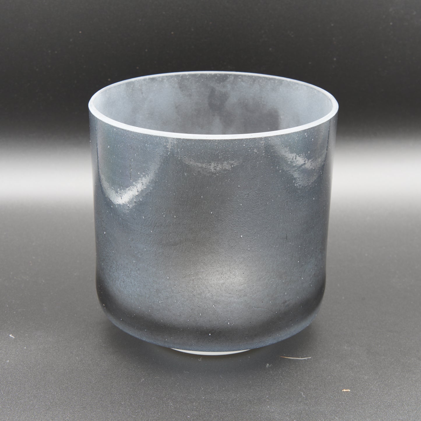 Crystal Tones 6" Shungite Clear Quartz Crystal Singing Bowl (C+15)