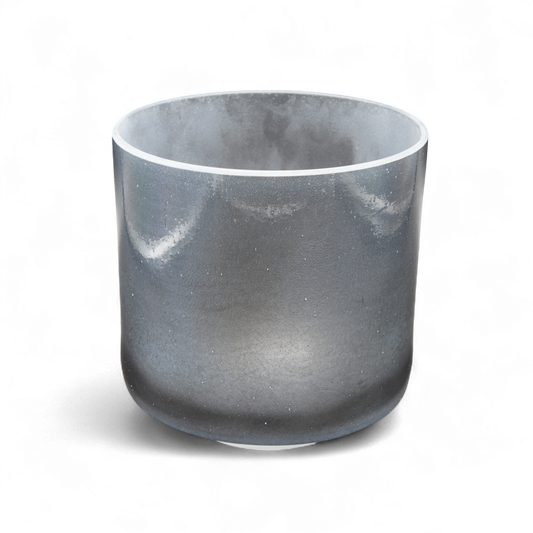 Crystal Tones 6" Shungite Clear Quartz Crystal Singing Bowl (C+15)