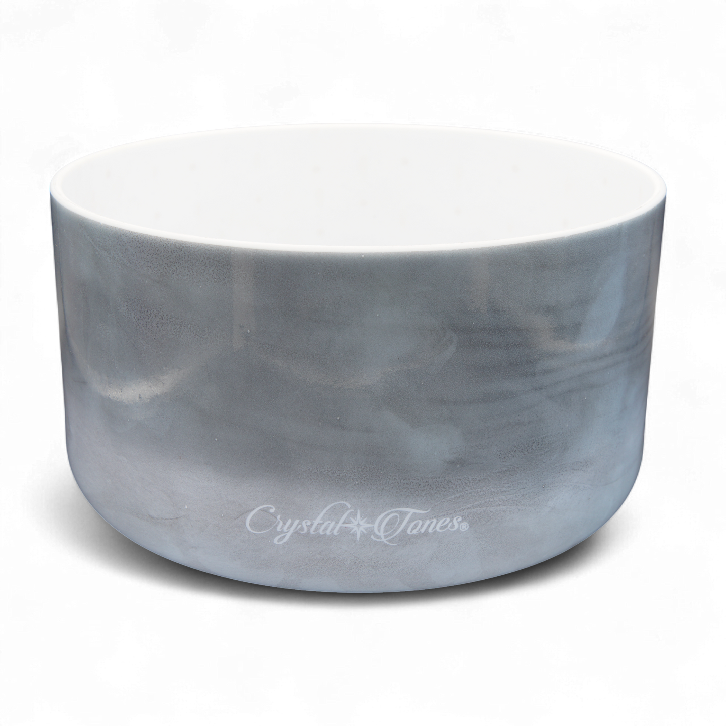 Crystal Tones 9" Kyanite Clear Quartz Crystal Singing Bowl (D#+35)