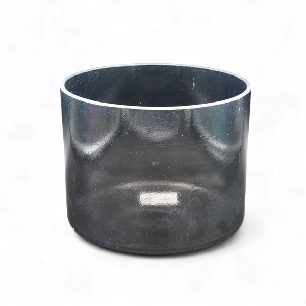 Crystal Tones 7" Shungite Clear Quartz Crystal Singing Bowl (A#4+40)