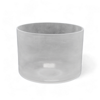 Crystal Tones 8" Great Salt Lake Clear Crystal Singing Bowl (F4-40)