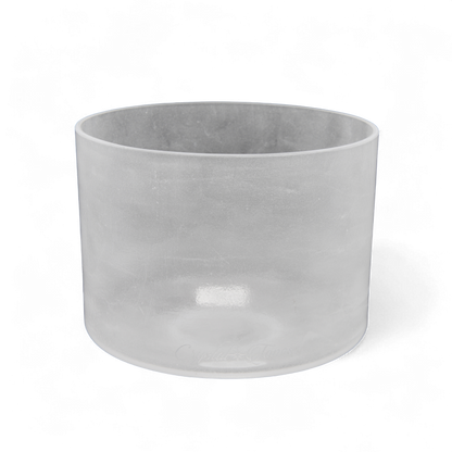 Crystal Tones 8" Great Salt Lake Clear Crystal Singing Bowl (F-40)