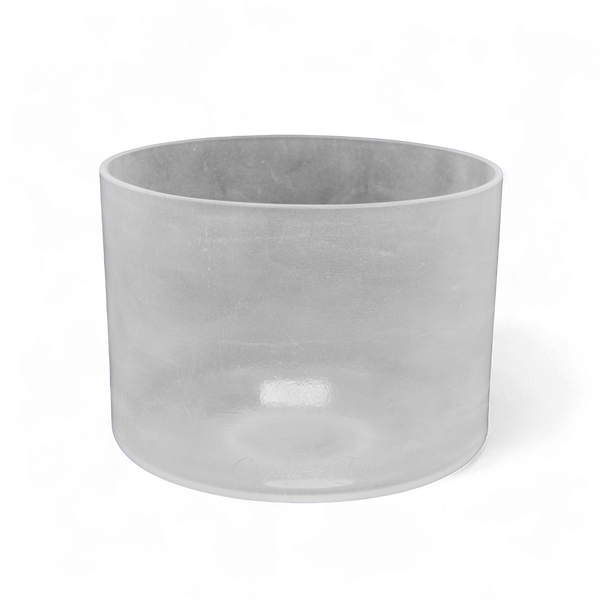 Crystal Tones 8" Great Salt Lake Clear Crystal Singing Bowl (F4-40)