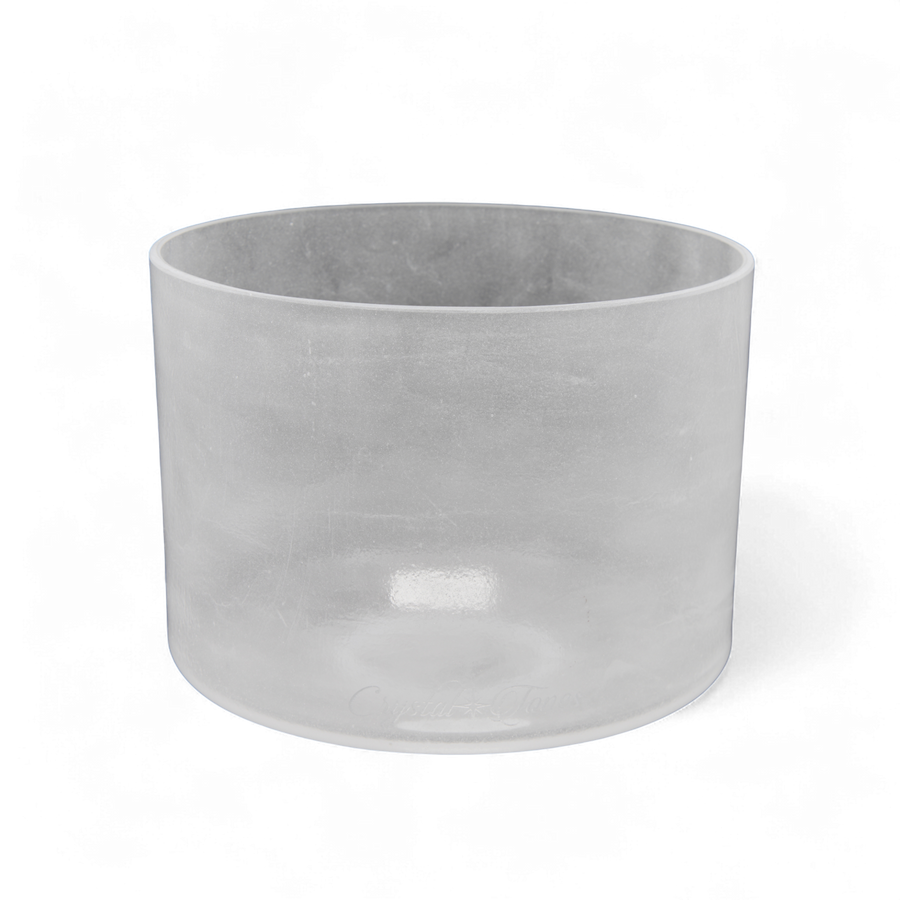Crystal Tones 8" Great Salt Lake Clear Crystal Singing Bowl (F4-40)