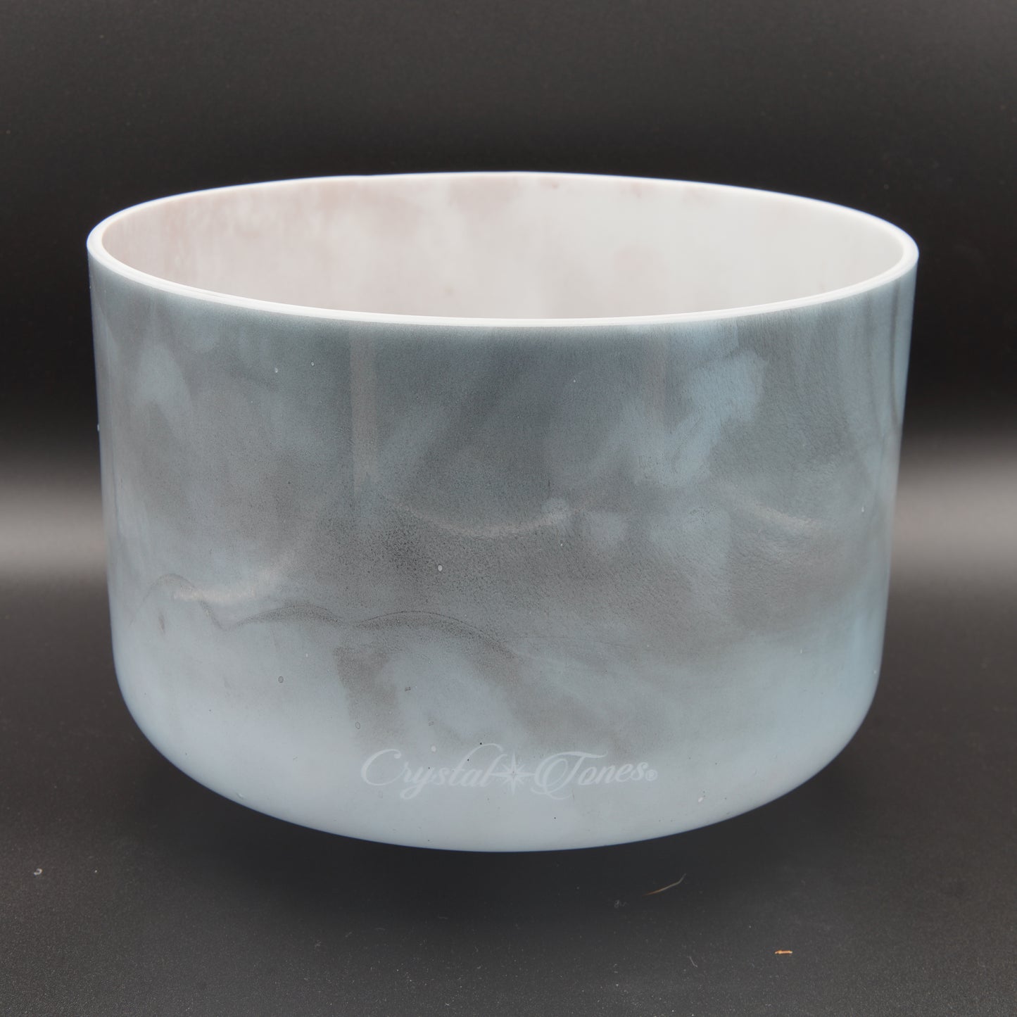 Crystal Tones 9" Kyanite Clear Quartz Crystal Singing Bowl (B-20)