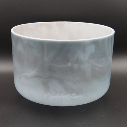 Crystal Tones 9" Kyanite Clear Quartz Crystal Singing Bowl (B-20)