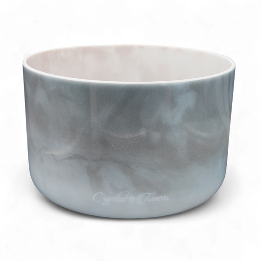 Crystal Tones 9" Kyanite Clear Quartz Crystal Singing Bowl (B-20)
